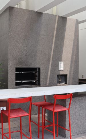 Studio para alugar com 34m², 1 quarto e 1 vagaChurrasqueiras