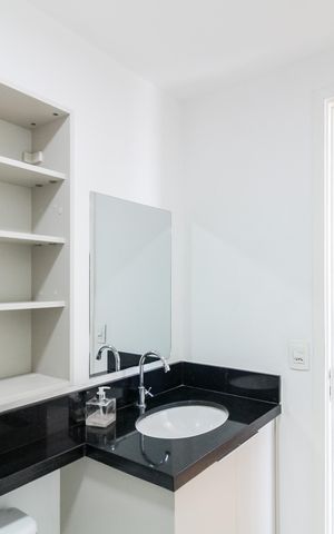 Apartamento para alugar com 49m², 2 quartos e 1 vaga Apartamento para alugar com 49m², 2 quartos e 1 vagaBanheiro