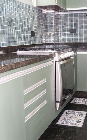 Studio à venda com 52m², 1 quarto e sem vagaCozinha