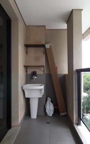 Apartamento para alugar com 35m², 1 quarto e 1 vagaVaranda
