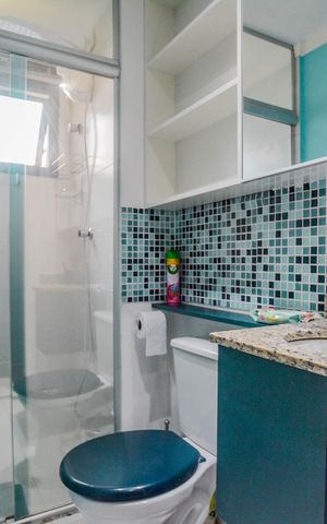 Apartamento à venda com 51m², 1 quarto e 1 vaga Apartamento à venda com 51m², 1 quarto e 1 vagaBanheiro