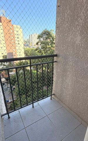 Apartamento à venda com 45m², 2 quartos e 1 vagaVaranda