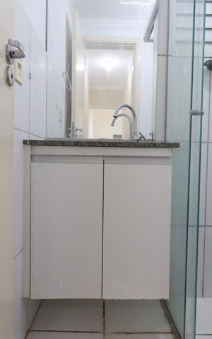 Apartamento para alugar com 48m², 2 quartos e 1 vaga Apartamento para alugar com 48m², 2 quartos e 1 vagaBanheiro