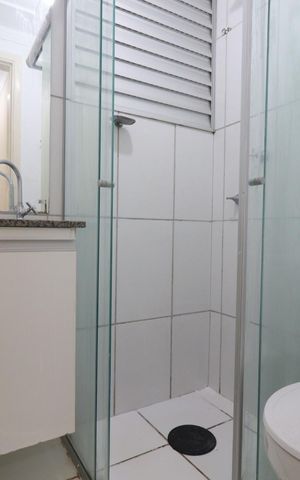 Apartamento para alugar com 48m², 2 quartos e 1 vaga Apartamento para alugar com 48m², 2 quartos e 1 vagaBanheiro