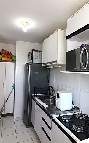 Apartamento à venda com 51m², 2 quartos e 1 vagaCozinha e Área de Serviço