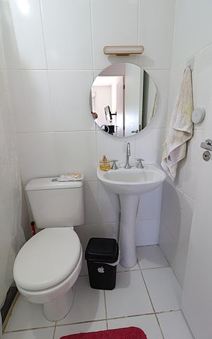 Apartamento à venda com 51m², 2 quartos e 1 vagaBanheiro Social