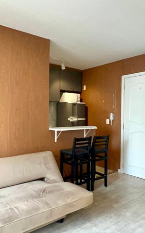 Apartamento para alugar com 50m², 1 quarto e 1 vaga Apartamento para alugar com 50m², 1 quarto e 1 vagaSala