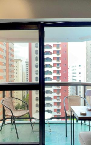 Apartamento para alugar com 50m², 1 quarto e 1 vaga Apartamento para alugar com 50m², 1 quarto e 1 vagaSala