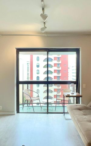 Apartamento para alugar com 50m², 1 quarto e 1 vaga Apartamento para alugar com 50m², 1 quarto e 1 vagaSala