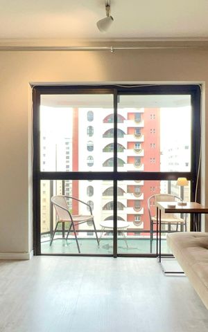 Apartamento para alugar com 50m², 1 quarto e 1 vaga Apartamento para alugar com 50m², 1 quarto e 1 vagaSala