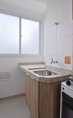 Apartamento para alugar com 38m², 2 quartos e 1 vagaCozinha e Área de Serviço