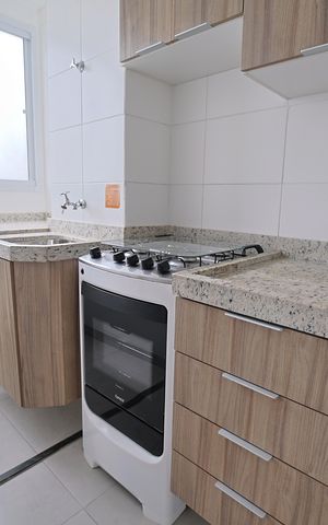 Apartamento para alugar com 38m², 2 quartos e 1 vagaCozinha e Área de Serviço
