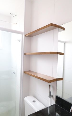 Apartamento para alugar com 60m², 2 quartos e 1 vagaBanheiro do Quarto 2
