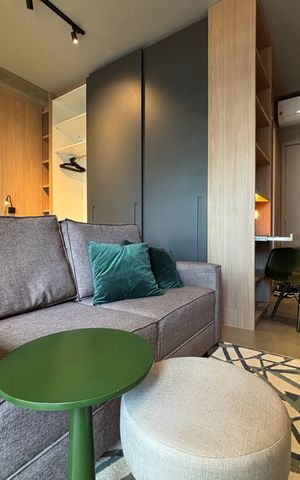Studio para alugar com 32m², 1 quarto e 1 vaga Studio para alugar com 32m², 1 quarto e 1 vagaStudio