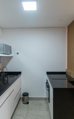 Studio para alugar com 43m², 1 quarto e 1 vaga Studio para alugar com 43m², 1 quarto e 1 vagaCozinha