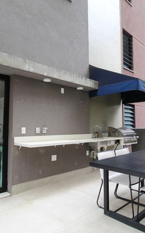 Studio à venda com 32m², 1 quarto e sem vagaÁrea Comum - Churrasqueira