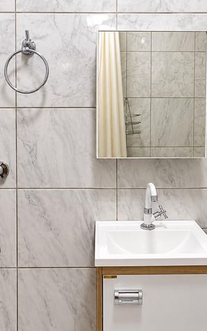 Studio para alugar com 31m², 1 quarto e sem vaga Studio para alugar com 31m², 1 quarto e sem vagaBanheiro