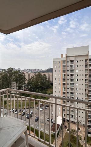 Apartamento à venda com 59m², 2 quartos e 1 vaga Apartamento à venda com 59m², 2 quartos e 1 vagaVaranda da Sala