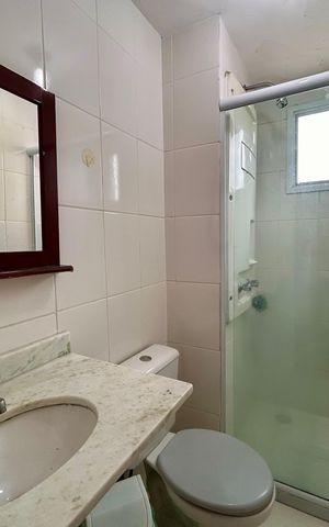 Apartamento à venda com 59m², 2 quartos e 1 vaga Apartamento à venda com 59m², 2 quartos e 1 vagaBanheiro social