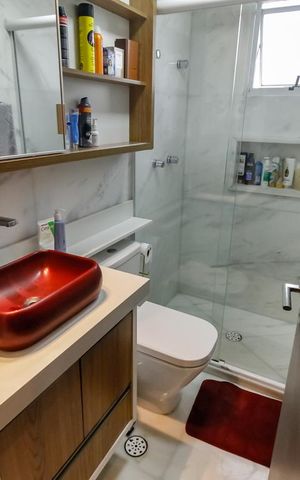 Apartamento para alugar com 96m², 3 quartos e 2 vagasBanheiro da Suíte