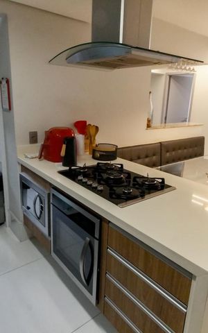Apartamento para alugar com 96m², 3 quartos e 2 vagasDetalhe da cozinha