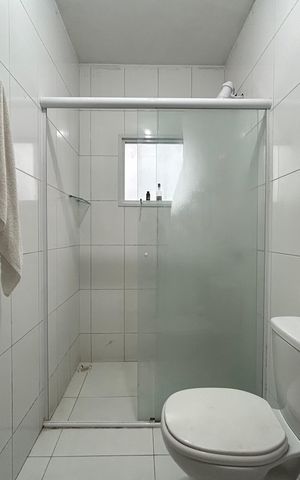 Casa para alugar com 100m², 2 quartos e 1 vaga Casa para alugar com 100m², 2 quartos e 1 vagaBanheiro