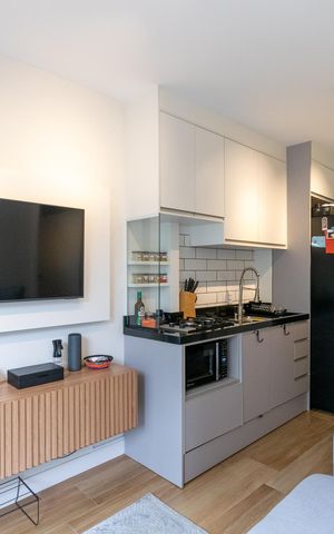Apartamento à venda com 26m², 1 quarto e sem vaga Apartamento à venda com 26m², 1 quarto e sem vagaSala
