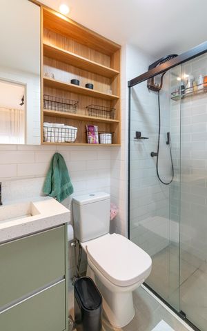 Apartamento à venda com 26m², 1 quarto e sem vaga Apartamento à venda com 26m², 1 quarto e sem vagaBanheiro