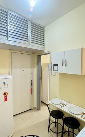 Studio para alugar com 28m², 1 quarto e sem vaga Studio para alugar com 28m², 1 quarto e sem vagaCozinha