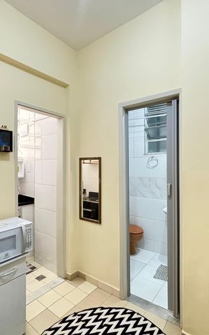 Studio para alugar com 28m², 1 quarto e sem vaga Studio para alugar com 28m², 1 quarto e sem vagaCozinha