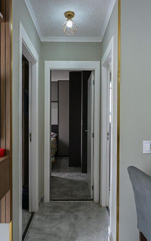 Apartamento à venda com 43m², 2 quartos e 1 vagaCorredor