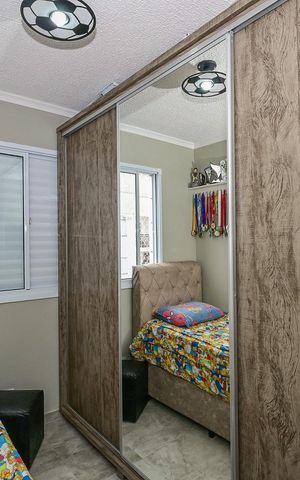 Apartamento à venda com 43m², 2 quartos e 1 vagaQuarto 2