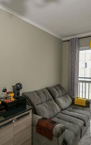 Apartamento à venda com 43m², 2 quartos e 1 vagaSala