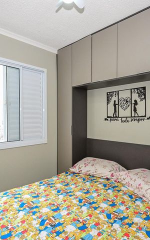 Apartamento à venda com 43m², 2 quartos e 1 vagaQuarto 1