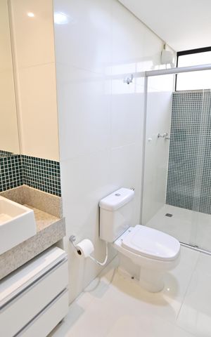 Apartamento para alugar com 126m², 2 quartos e 1 vaga Apartamento para alugar com 126m², 2 quartos e 1 vagaBanheiro