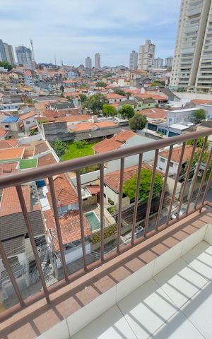 Apartamento à venda com 48m², 2 quartos e 1 vaga Apartamento à venda com 48m², 2 quartos e 1 vagaSacada quarto 1