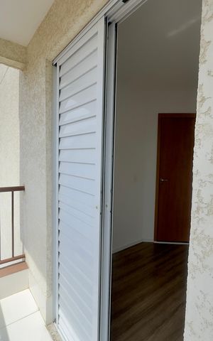 Apartamento à venda com 48m², 2 quartos e 1 vaga Apartamento à venda com 48m², 2 quartos e 1 vagaSacada quarto 1