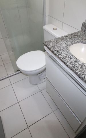 Apartamento para alugar com 59m², 3 quartos e 1 vagaBanheiro da Suíte