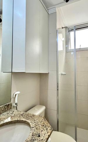 Apartamento à venda com 68m², 3 quartos e 1 vaga Apartamento à venda com 68m², 3 quartos e 1 vagaBanheiro da Suíte