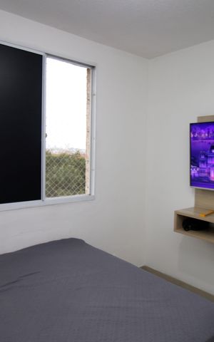 Apartamento à venda com 52m², 3 quartos e 1 vagaQuarto 2