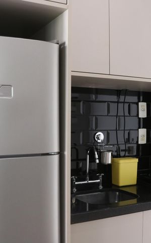 Studio à venda com 34m², 1 quarto e sem vagaCozinha
