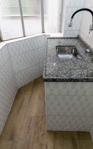 Studio para alugar com 32m², 1 quarto e sem vaga Studio para alugar com 32m², 1 quarto e sem vagaCozinha
