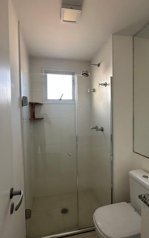 Apartamento para alugar com 62m², 2 quartos e 1 vaga Apartamento para alugar com 62m², 2 quartos e 1 vagaBanheiro da Suíte