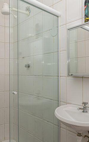Studio para alugar com 31m², 1 quarto e sem vaga Studio para alugar com 31m², 1 quarto e sem vagaBanheiro
