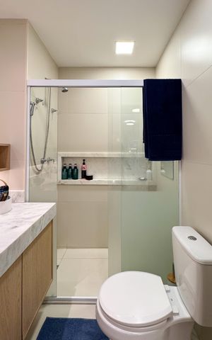 Apartamento à venda com 95m², 2 quartos e 2 vagas Apartamento à venda com 95m², 2 quartos e 2 vagasBanheiro da Suíte 2