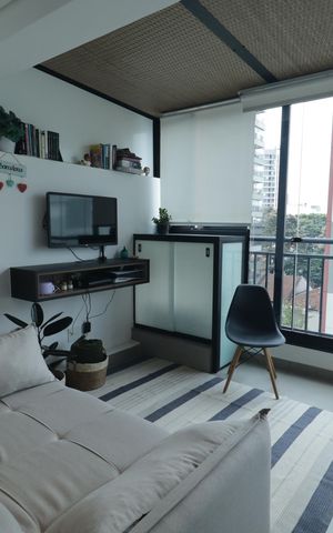 Studio à venda com 30m², 1 quarto e sem vagaSala