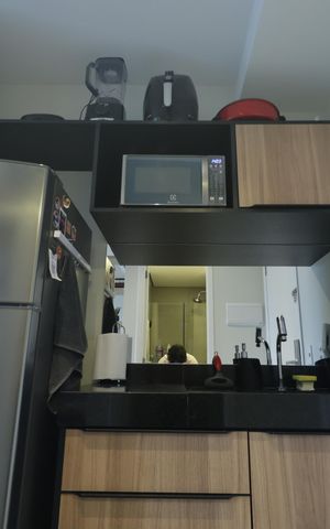 Studio à venda com 30m², 1 quarto e sem vagaCozinha