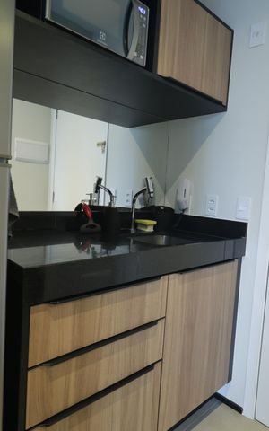 Studio à venda com 30m², 1 quarto e sem vagaCozinha