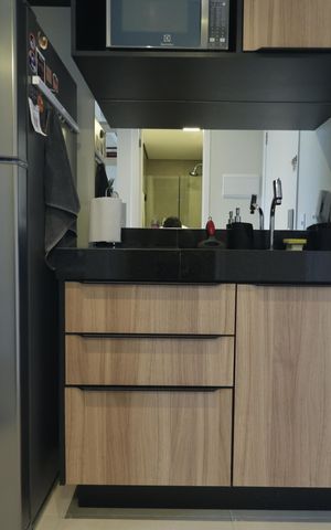 Studio à venda com 30m², 1 quarto e sem vagaCozinha