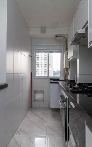 Apartamento à venda com 44m², 2 quartos e sem vaga Apartamento à venda com 44m², 2 quartos e sem vagaCozinha e Área de Serviço